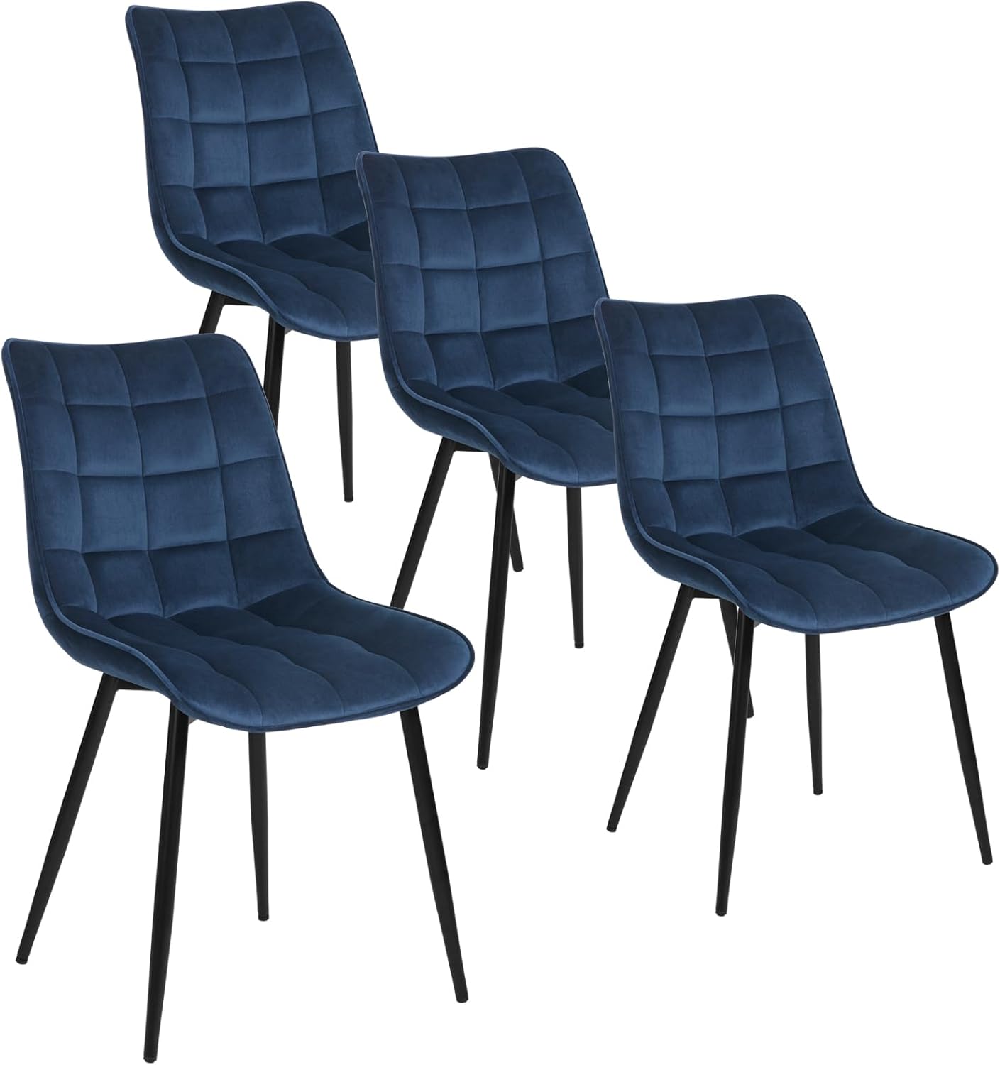 WOLTU Dining Chairs Set of 4 pcs Kitchen Counter Chairs Lounge Leisure Living Ro...