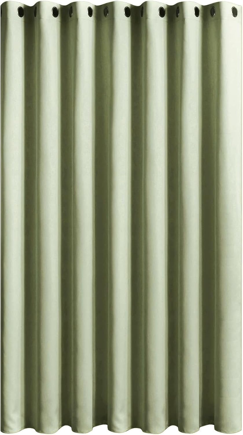 Topfinel Black Out Curtain Eyelet 90x90 Curtains Sage Green Curtains Kids Bedroo...