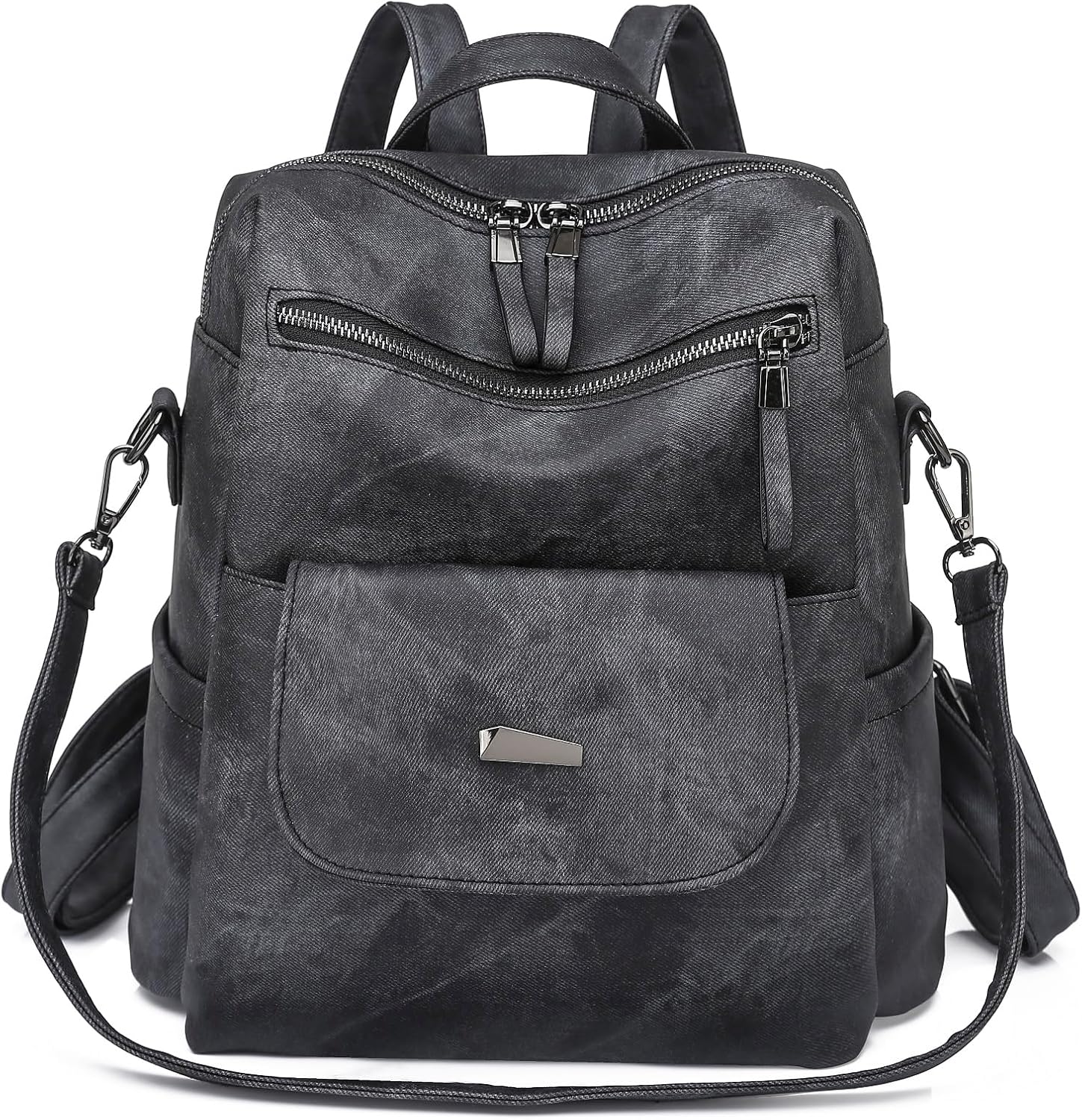 Puwuzixi Women Backpack Waterproof Anti-Theft Lightweight PU Fashion Travel Mult...