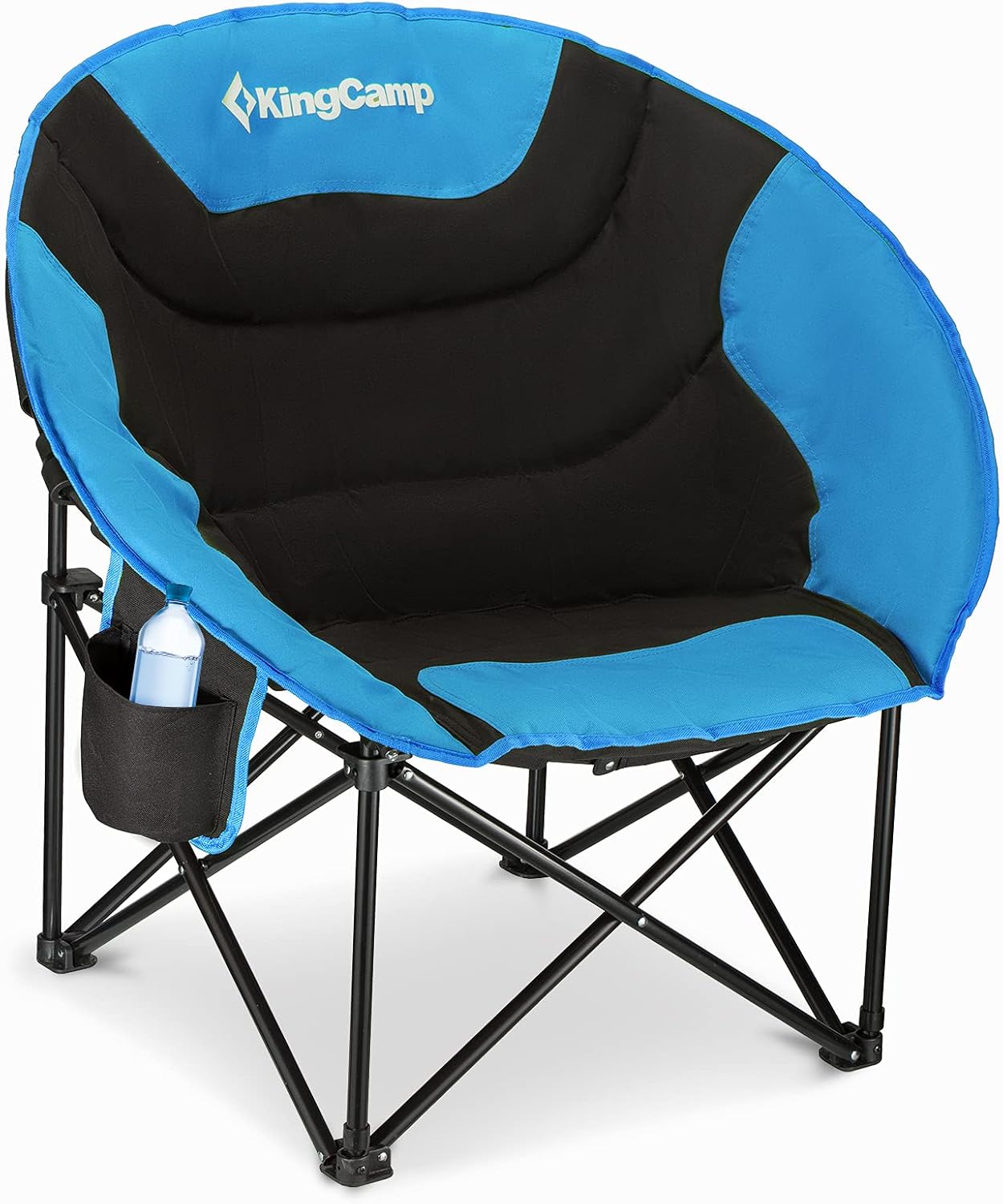 KingCamp Moon Chair Camping Folding Camping Chair XXL Garden Chairs Portable Hea...