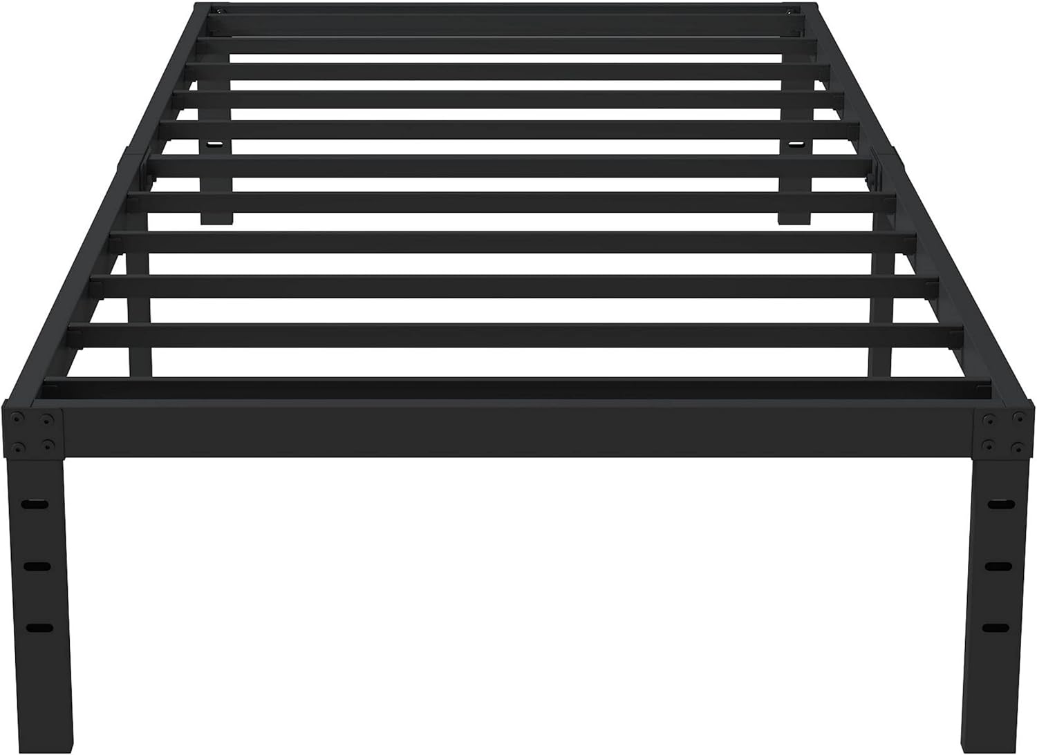 16 Inch Twin Bed Frames No Box Spring Need, Metal Platform Bed Frame Twin Size H...