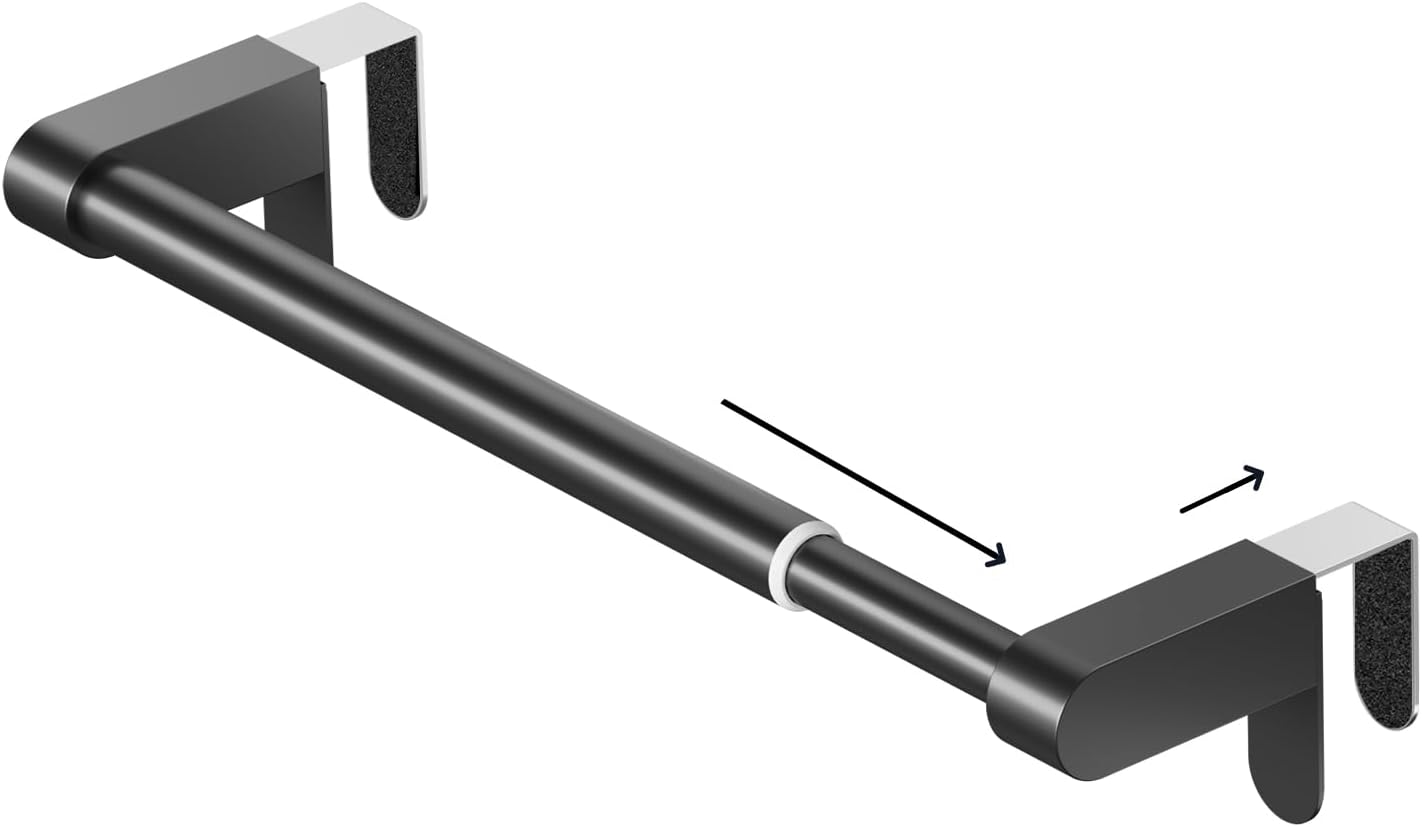 VEHHE Over Door Towel Rail, Extendable kitchen Towel Holders with Adjustable Hoo...