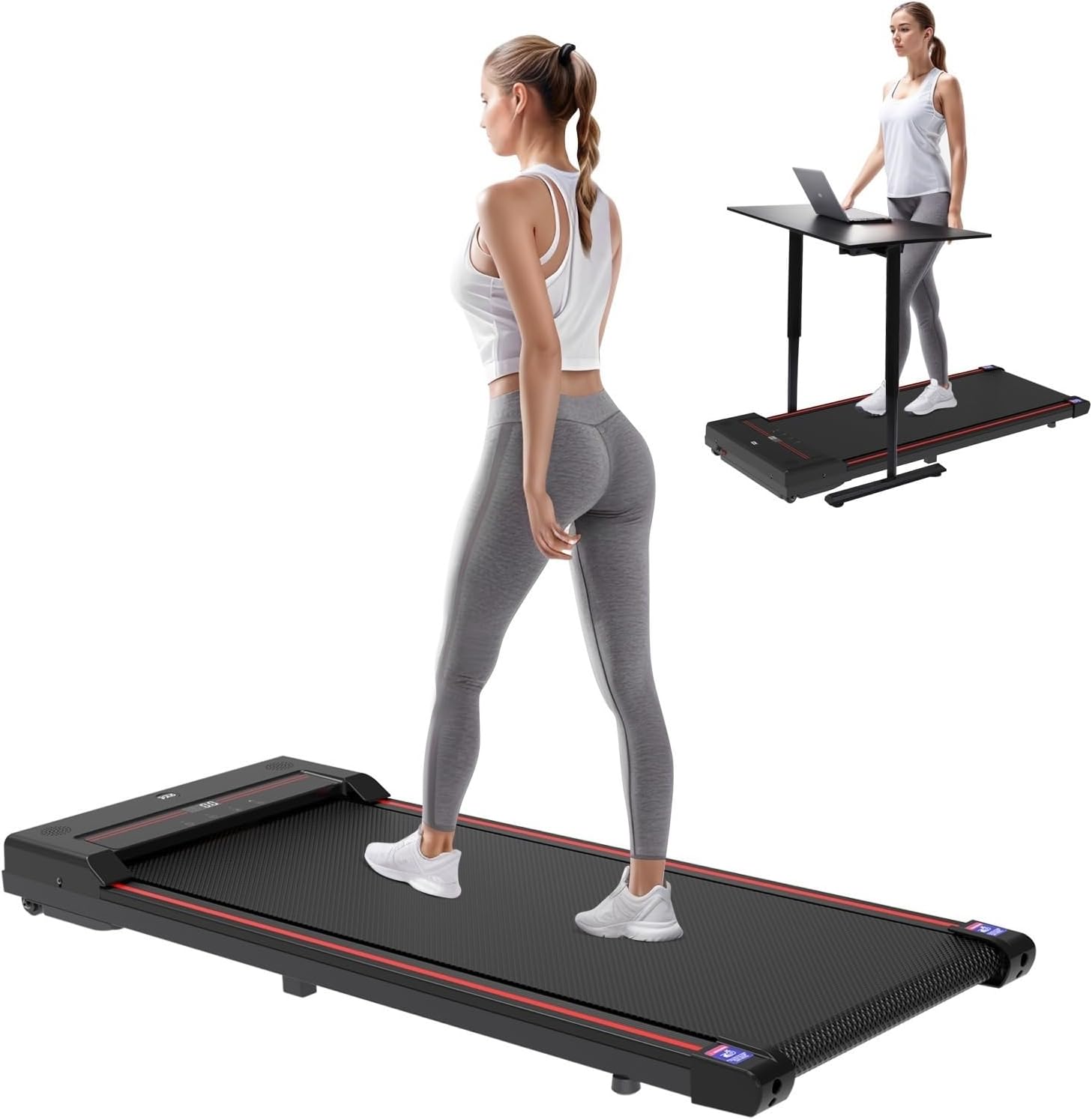Sperax Walking Pad Treadmill-Under Desk Treadmill-2.5HP Treadmills for Home,320...