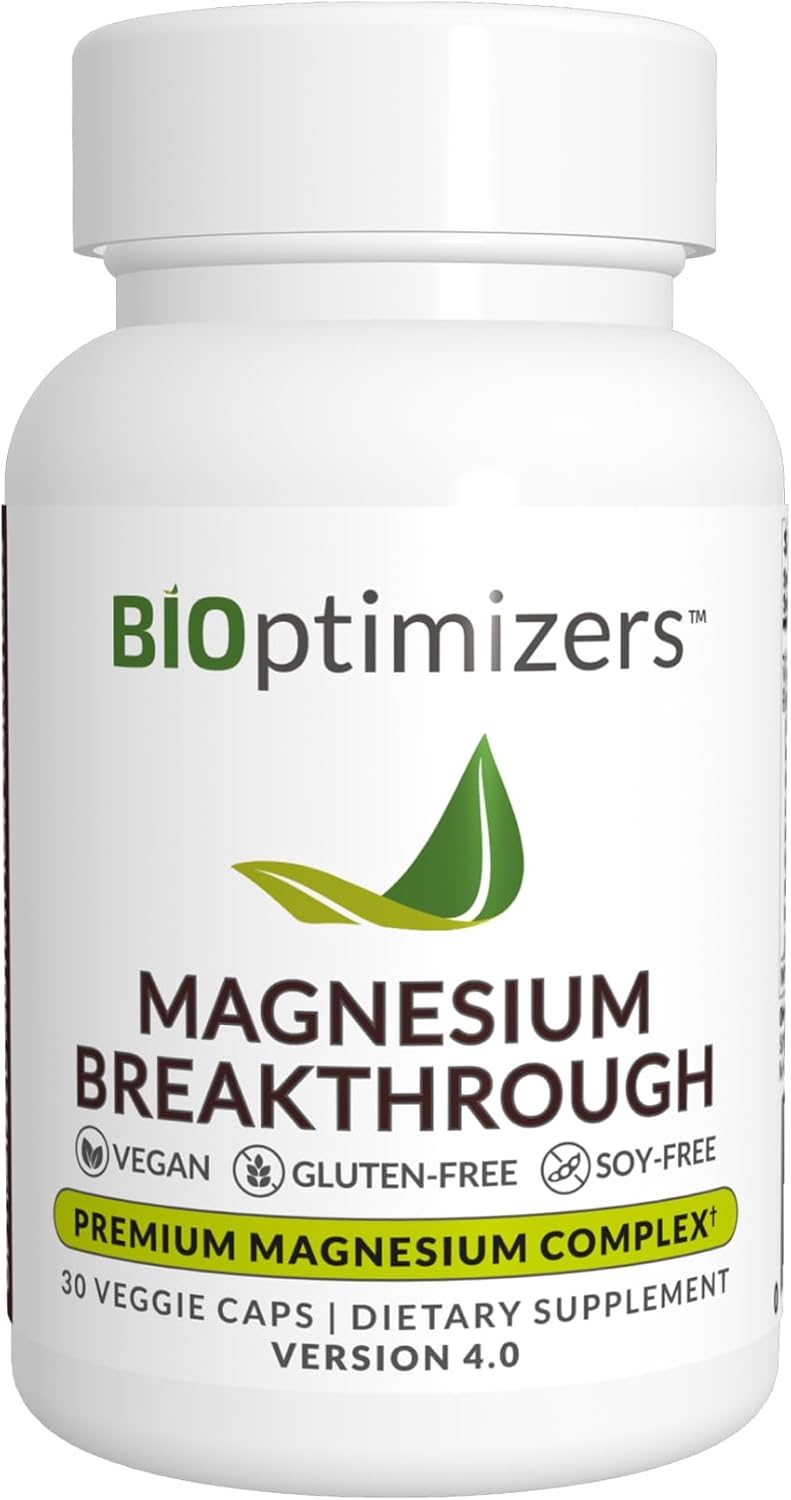 Magnesium Breakthrough Supplement 4.0 - Has 7 Forms of Magnesium: Glycinate, Mal...
