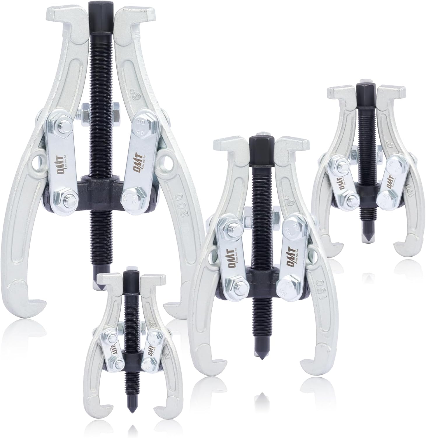 Orion Motor Tech Gear Puller Set, 3" 4" 6" 8" 3 Jaw Puller Kit for Pulley Gear B...