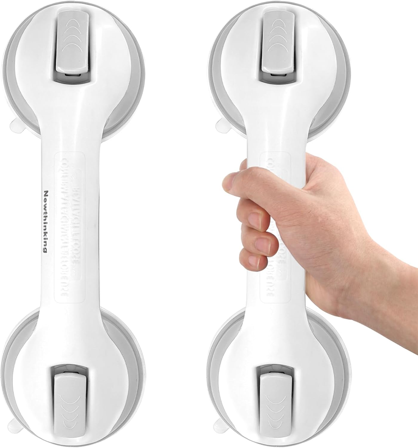 Newthinking Suction Bathroom Grab Rails, Hand Rail for Disabled, Portable Mobili...