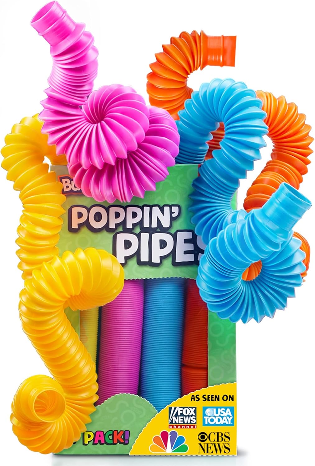 BUNMO Pop Tubes - Sensory Toys - Toddler Toys - Imaginative Play & Stimulating C...