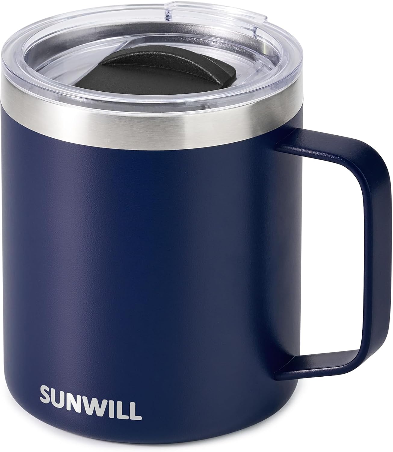 SUNWILL Insulated Coffee Mug with Lid, Travel Tumb...