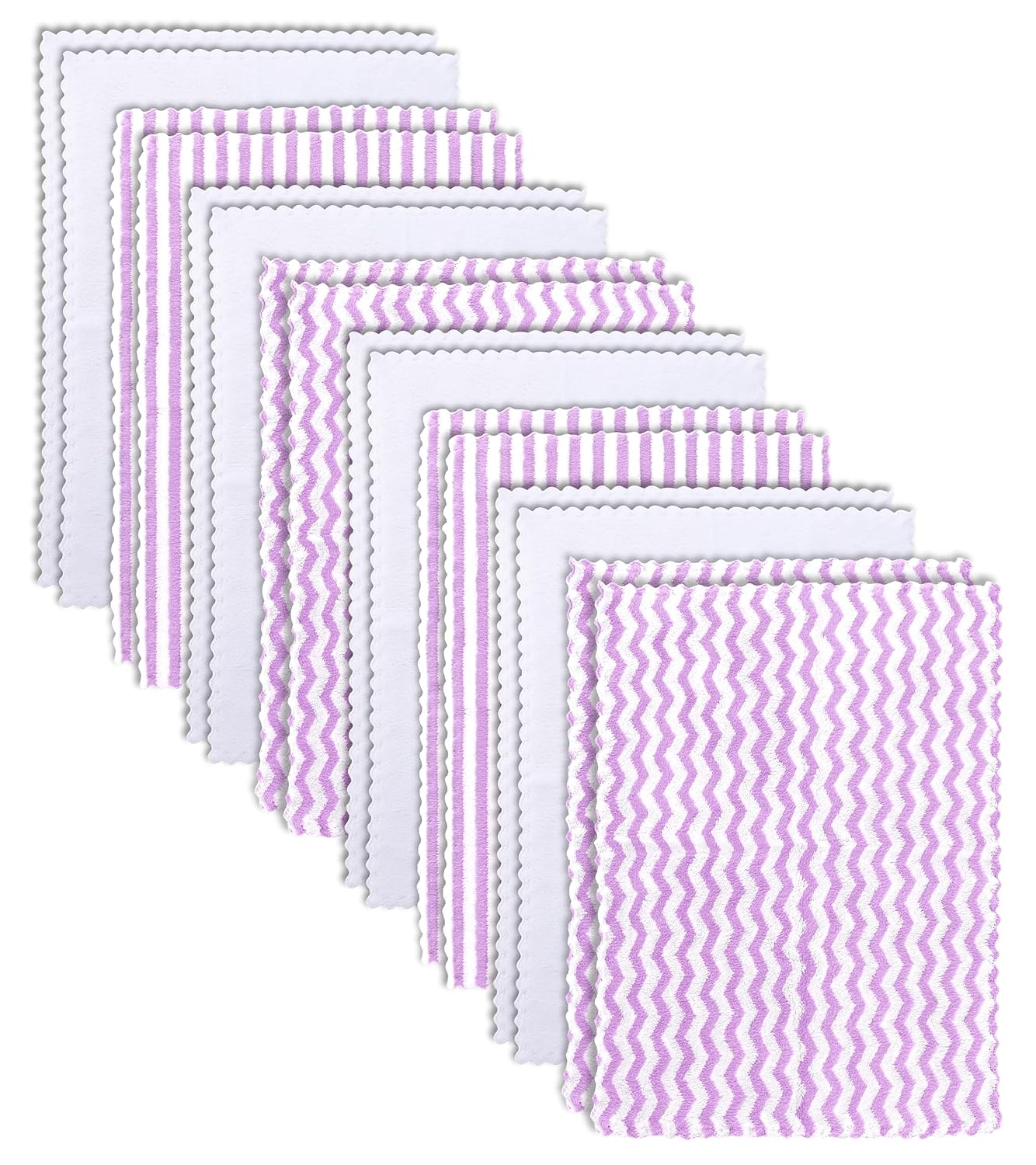 16 Pack Super Soft Baby Burp Cloths, Baby Washcloths, Ultra Absorbent Large Newb...