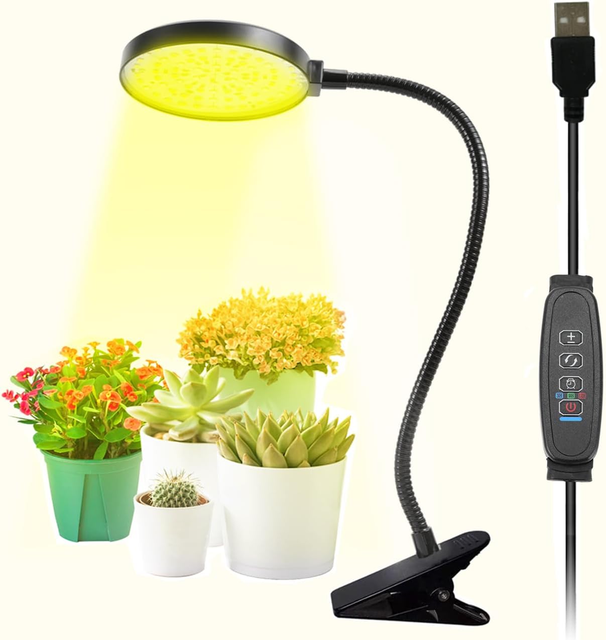 Grow Lights for indoor plants, 15W Sunlike Full Spectrum LED Plant Lights with T...