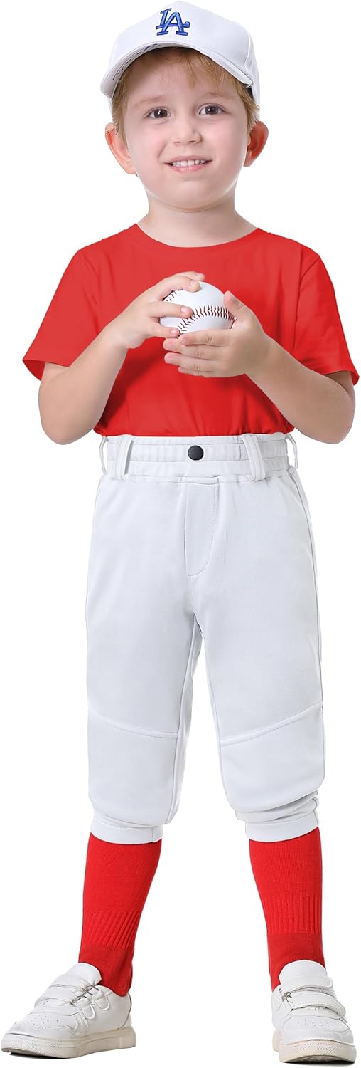 2T/3T/4T/5T/6T Youth Toddler Boys Baseball Pants - Kids Gilrs Tee Ball Softball...