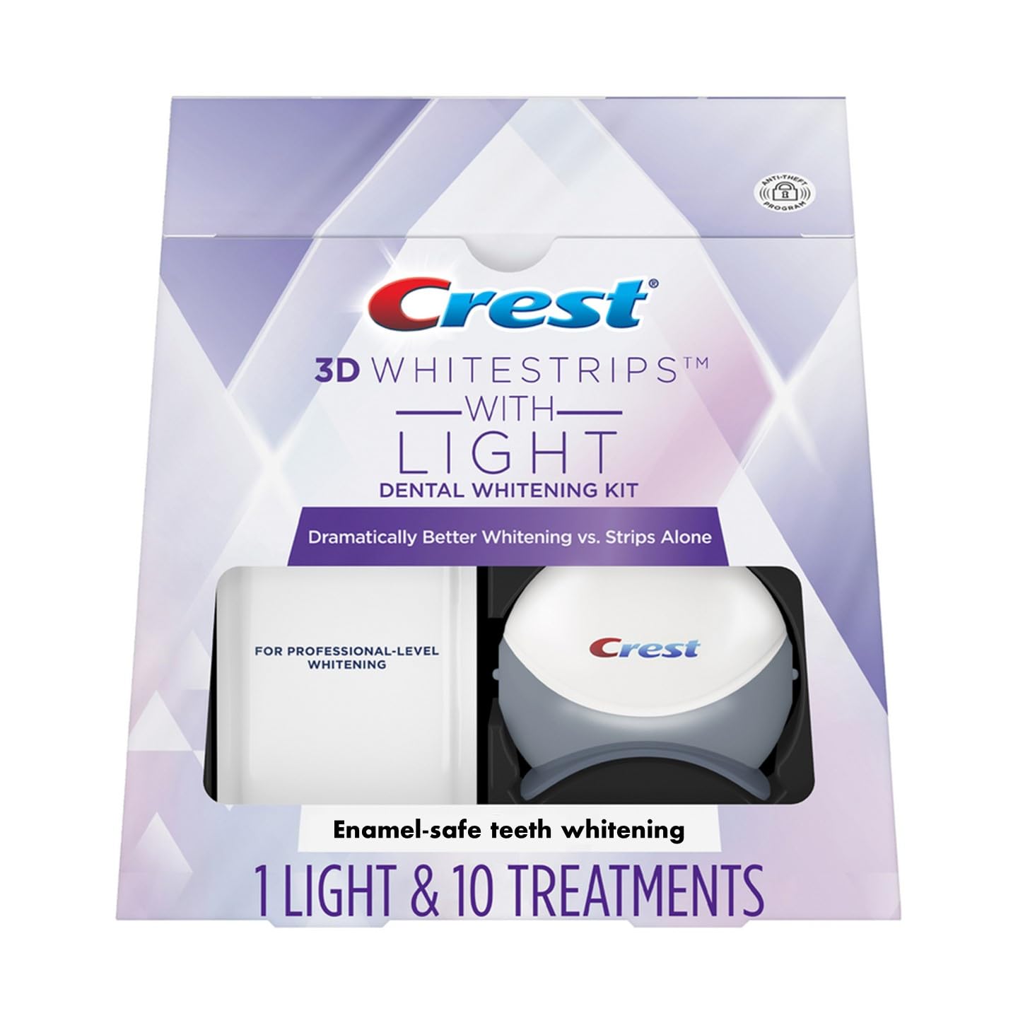Crest 3D Whitestrips with Light, Whitestrips 3D White, Teeth Whitening Strip Kit...