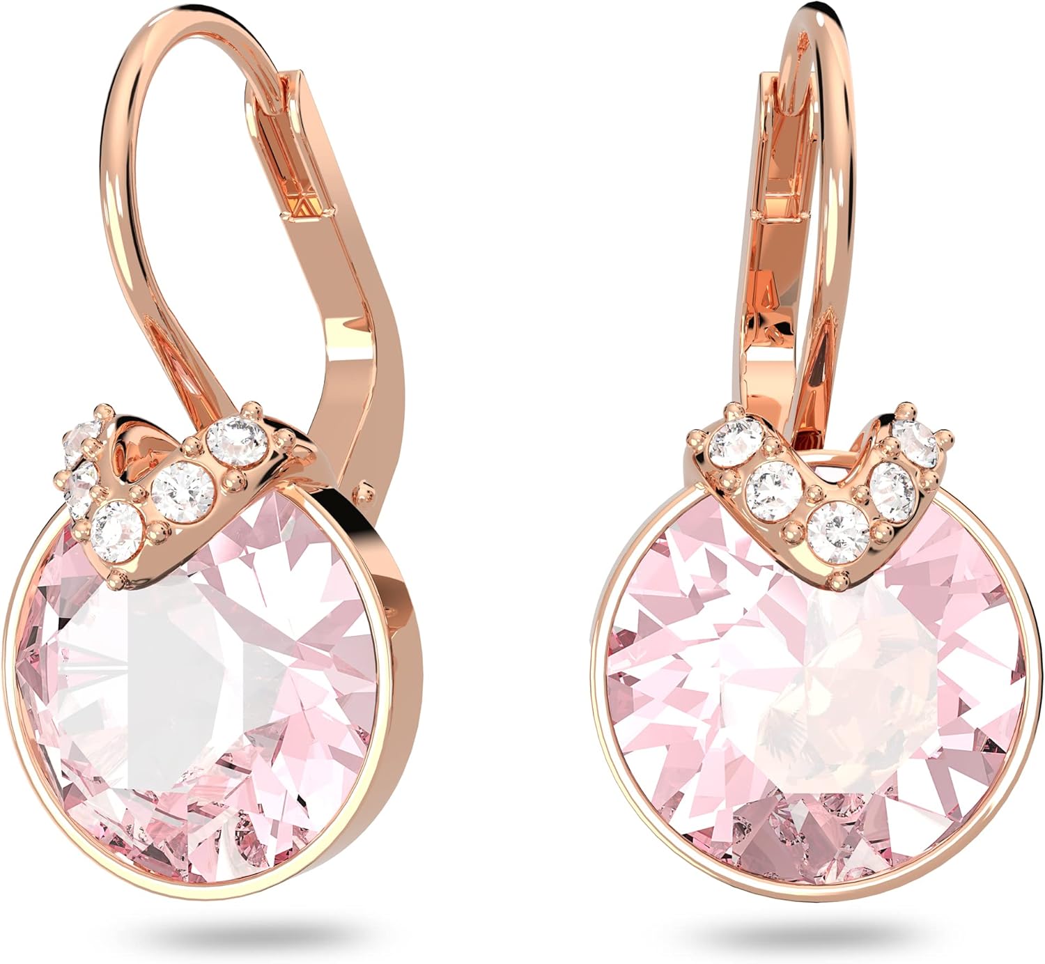 Swarovski Bella Crystal Earrings Collection Earrings - Pink Crystals
