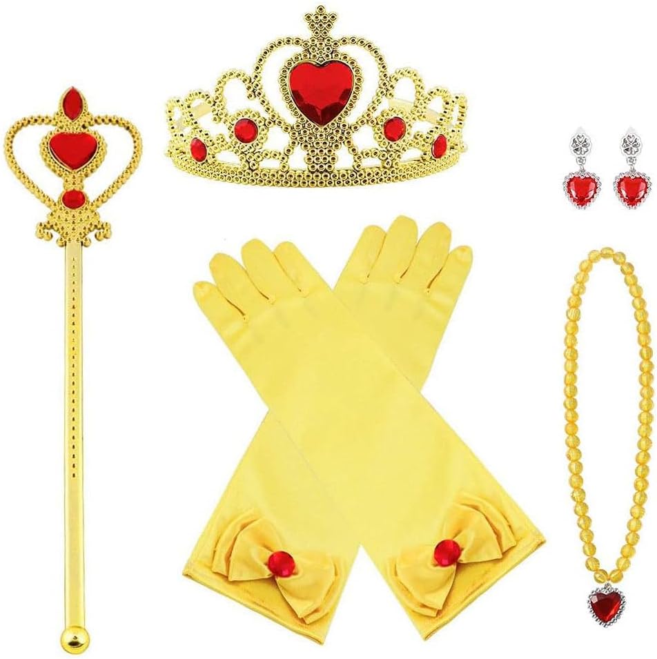 Vicloon Princess Dress Up Accessories, Princess Costumes Set, Included Princess...