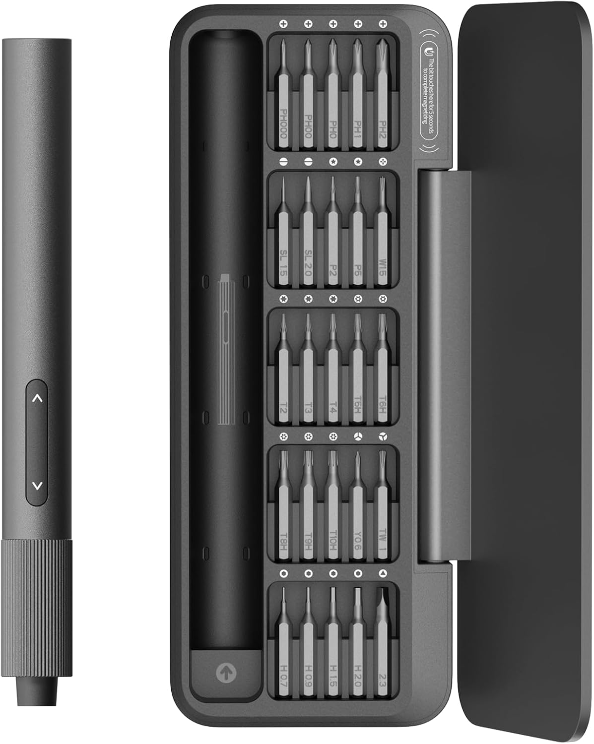 HOTO Electric Precision Screwdriver, 25-in-1 Rechargeable Screwdriver Set, Cordl...
