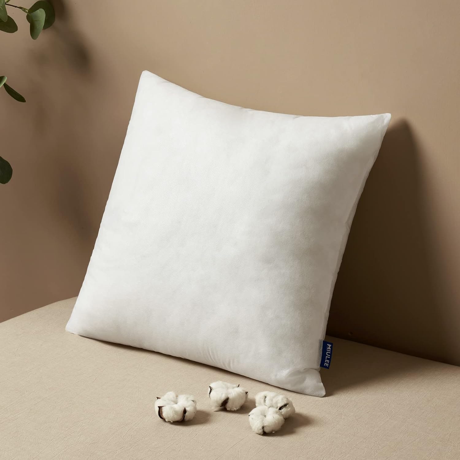MIULEE Pillow Insert 20x20 Inch, Decorative Square Throw Pillow Inserts, Premium...