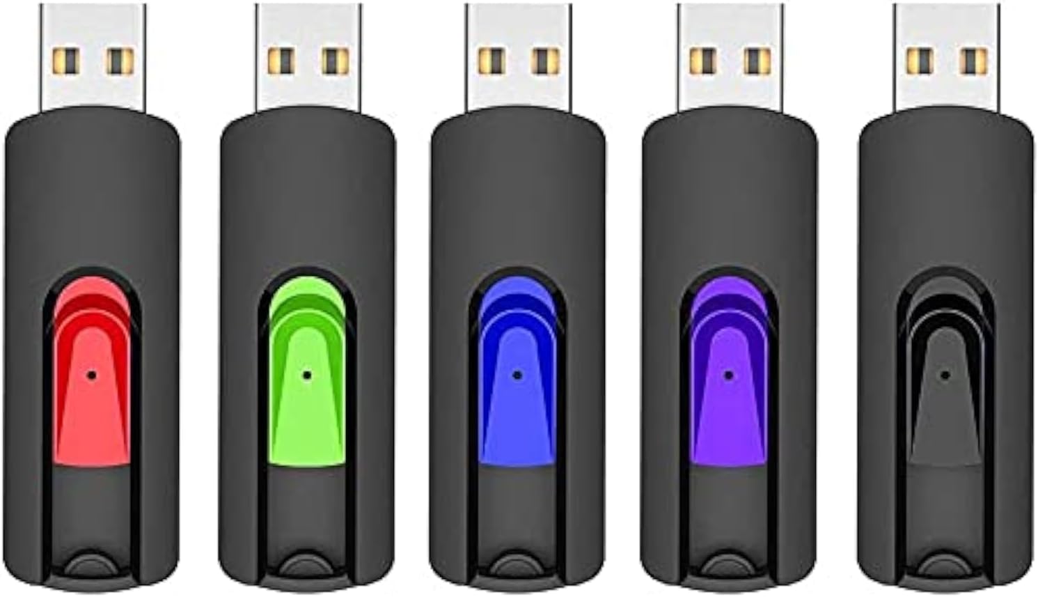 RAOYI 5 Pack 64GB USB Flash Drive, USB 2.0 Memory...