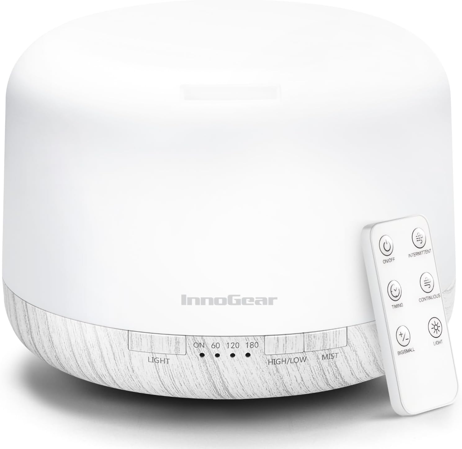 InnoGear 500ml Essential Oil Diffuser with Remote Control, Premium Ultrasonic Ar...