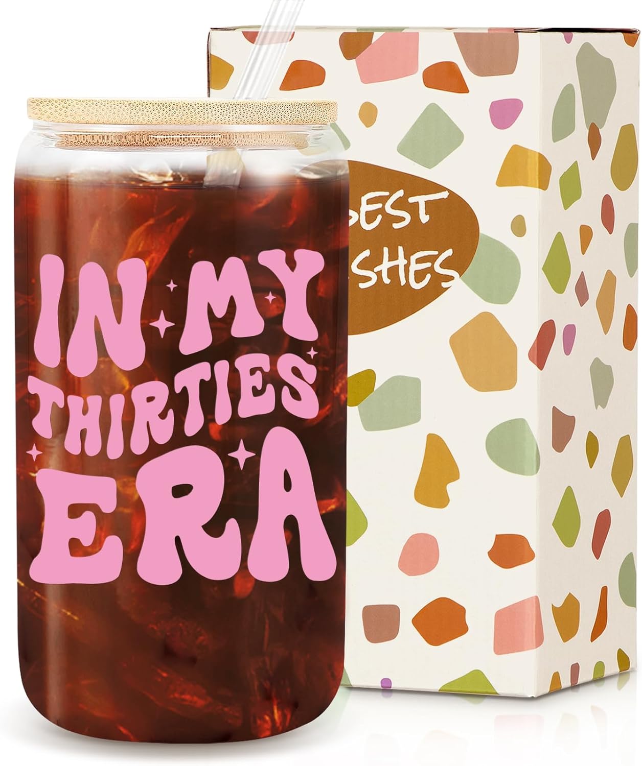 30th Birthday Gifts for Women,30th Birthday Gifts for Her Glass Cup In My THIRTI...