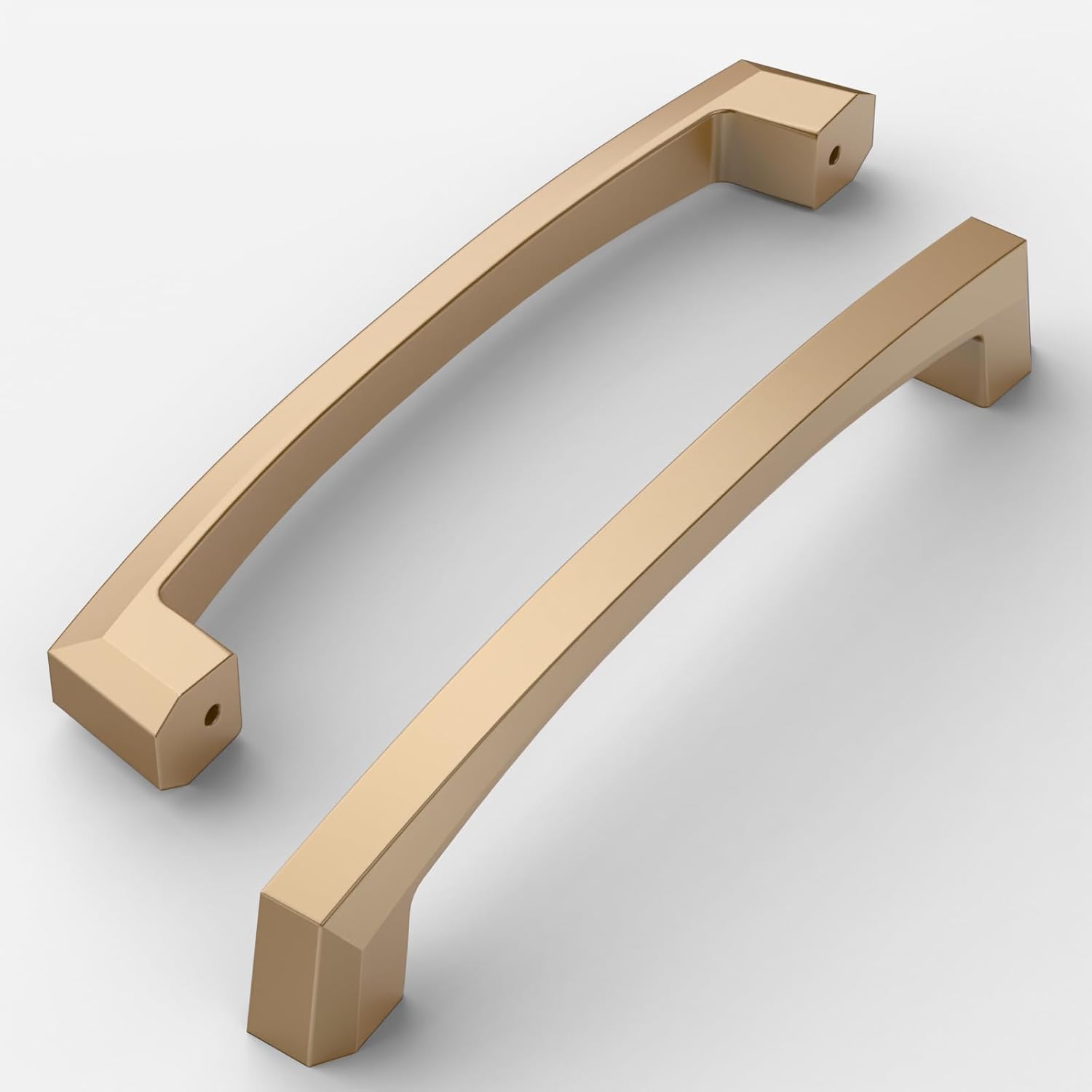 Amerdeco 10 Pack Champagne Bronze Cabinet Pulls 5 Inch(128MM) Hole Centers Kitch...