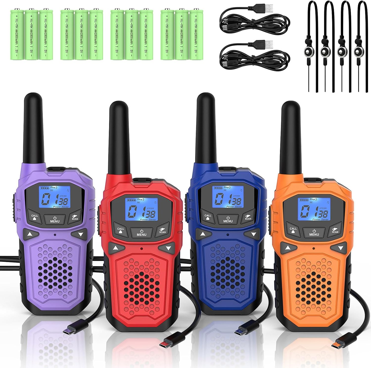 Walkie Talkies for Adults- WokTok Long Range 2 Way Radio for Camping Hiking Hand...