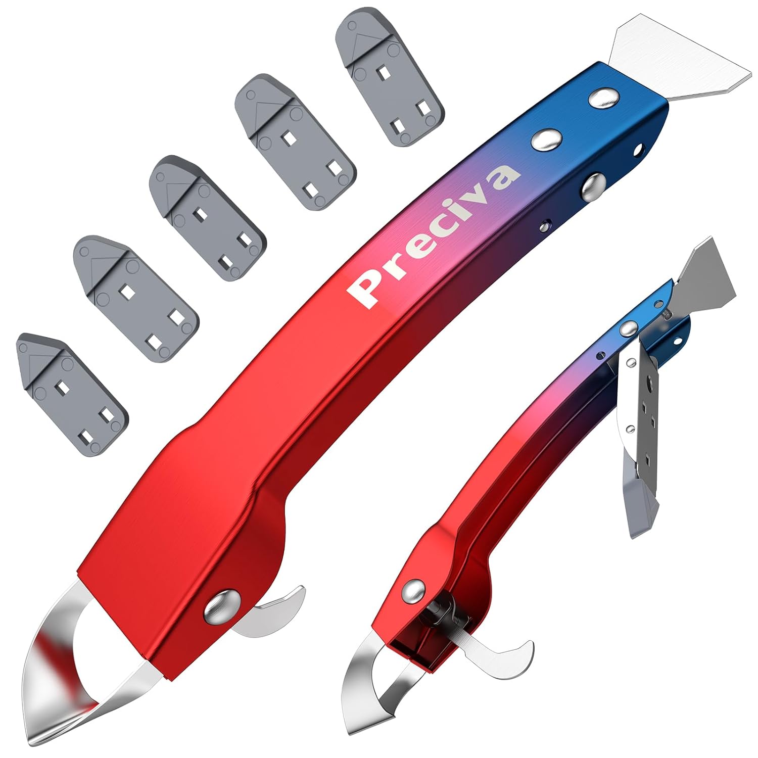 Sealant Finishing Tool, Preciva Colorful Silicone Caulking ToolKit with Stainles...