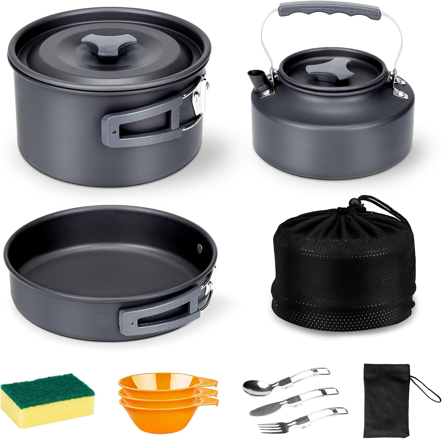 Alocs Camping Cookware, Portable Camping Essential...