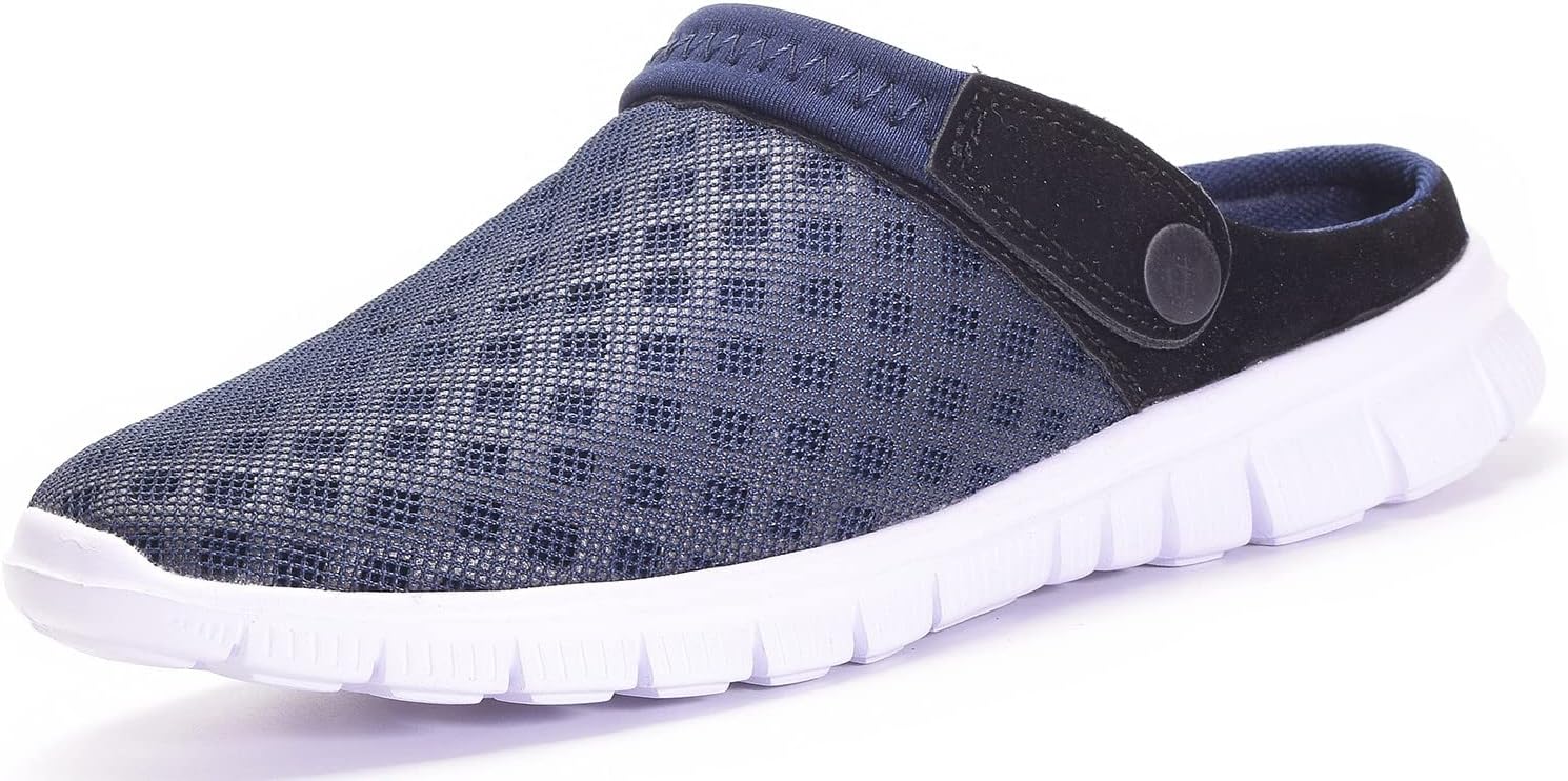 Mens Womens Clogs Garden Shoes Breathable Mesh Slippers Beach Sandals Outdoor Sp...