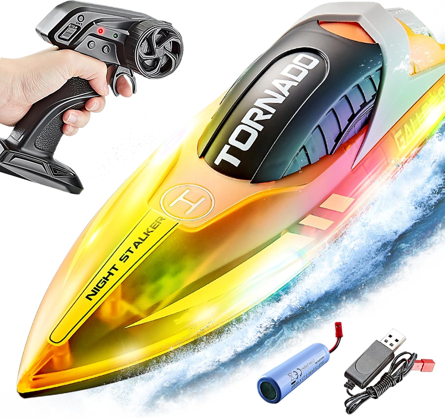 BEZGAR RC Boat | Pool Toys for Kids Ages 8-12, Remote Control Boat for Pool, Wat...