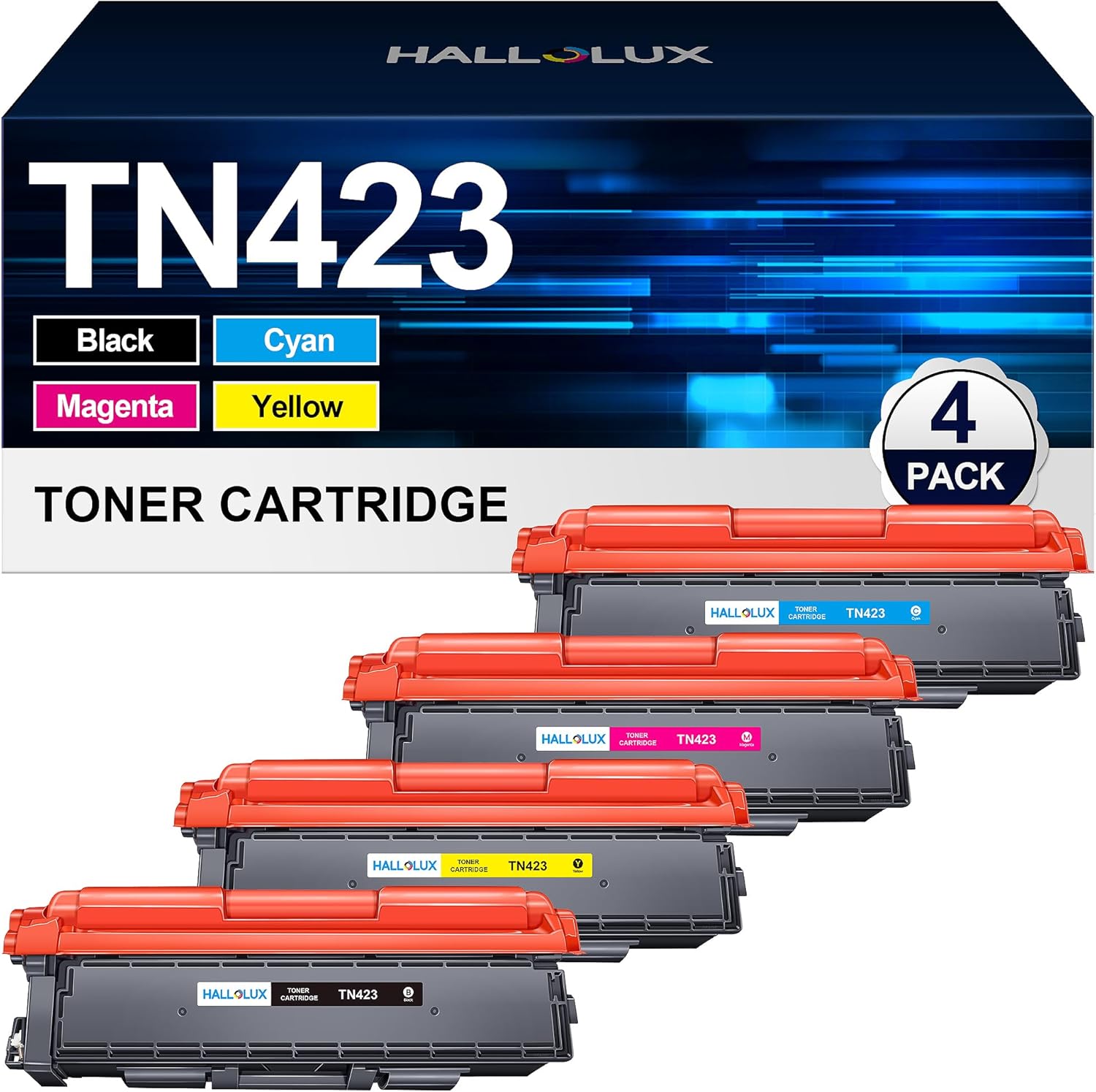 TN423 Toner Cartridges Compatible for Brother TN-423 Toner Multipack TN421 TN-42...