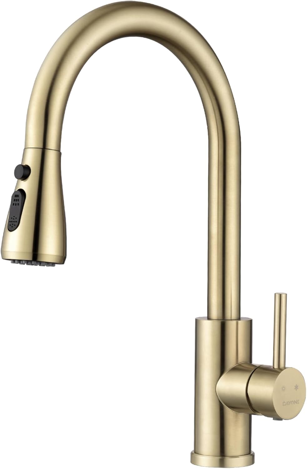 DAYONE Gold Kitchen Sink Tap Mixer with Pull Out Sprayer, SUS304 Stainless Steel...
