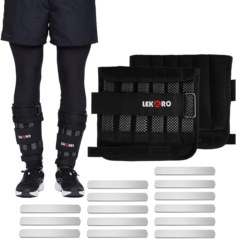 Adjustable Ankle Weights, Leg Wrist Weights, Removable Leg Weights for Men Women...