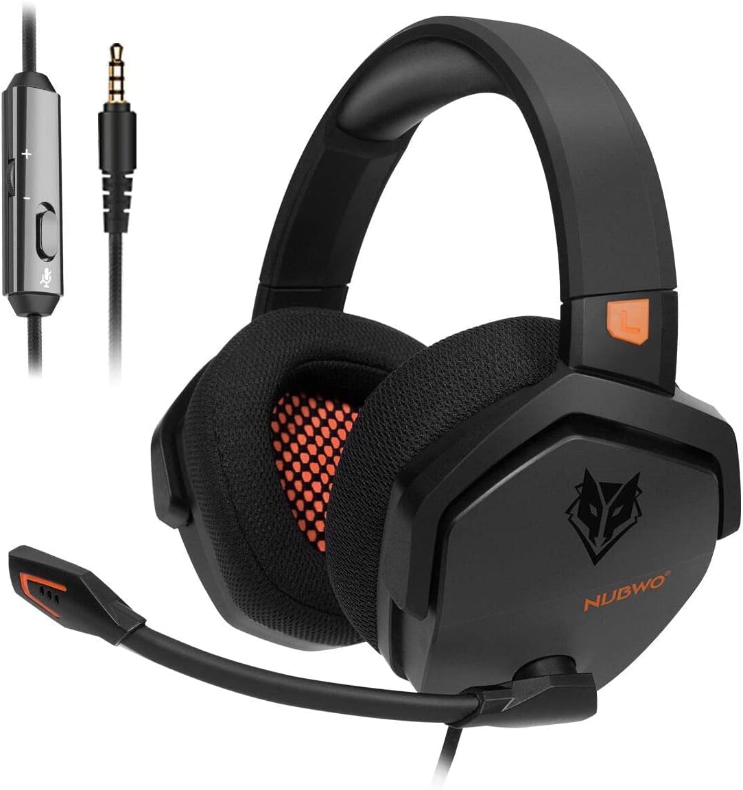 NUBWO PS4 Headset Xbox one Stereo Gaming Headphone with Noise Cancelling with in...