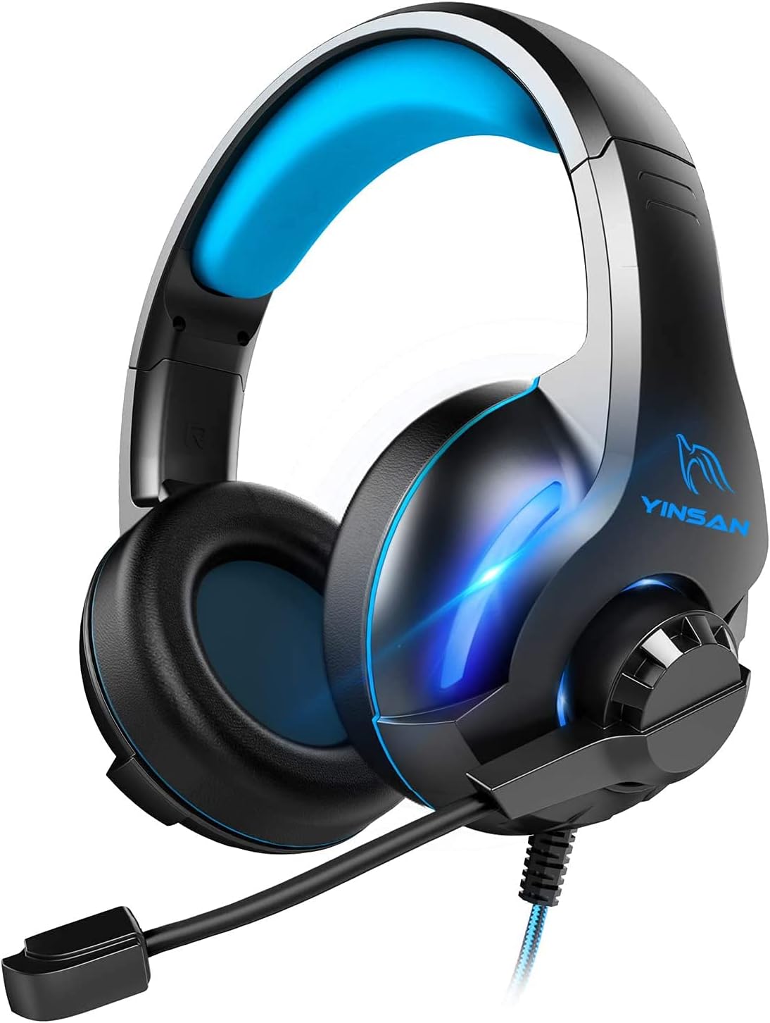 YINSAN Gaming Headset for PS5 PS4 Xbox Series X/S Nintendo Switch Xbox One PC, W...