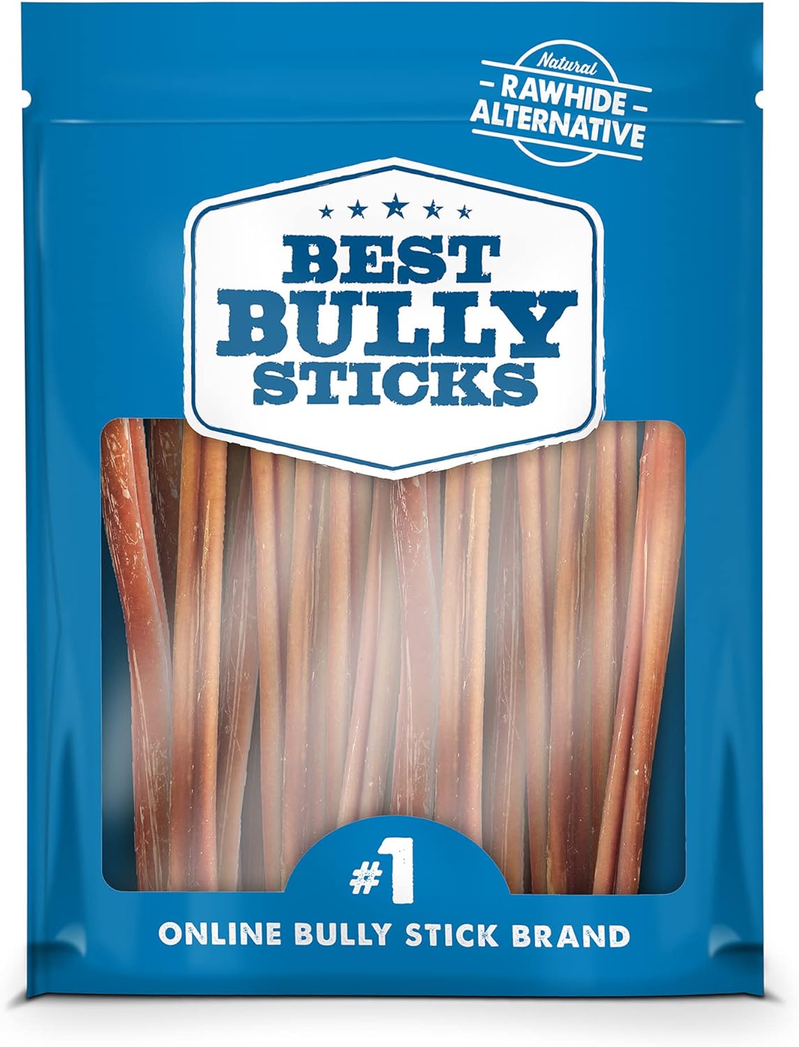 Best Bully Sticks 12 Inch Thin Bully Sticks for Dogs - 24 Count (Pack of 1) - 10...