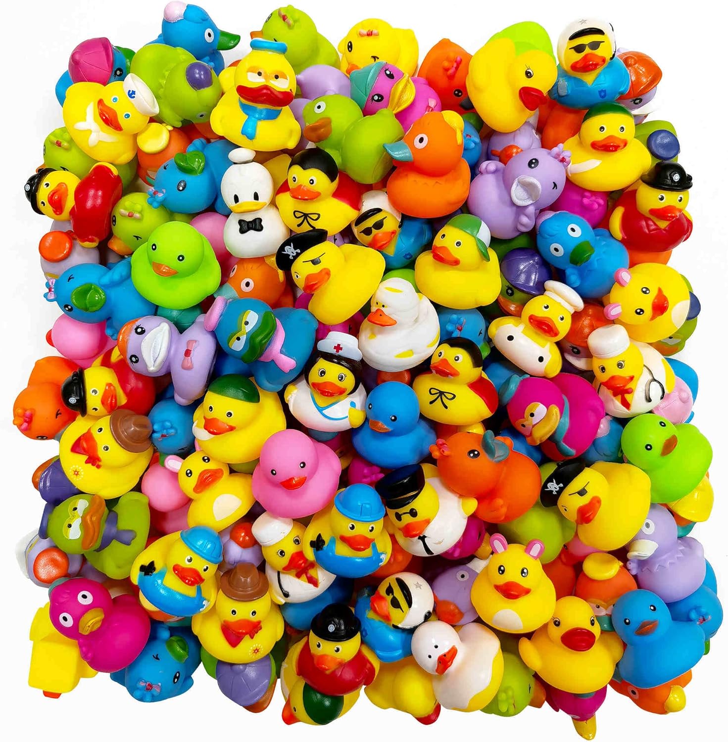 Rubber Ducks in Bulk,Assortment Duckies for Jeep Ducking Floater Duck Bath Toys...