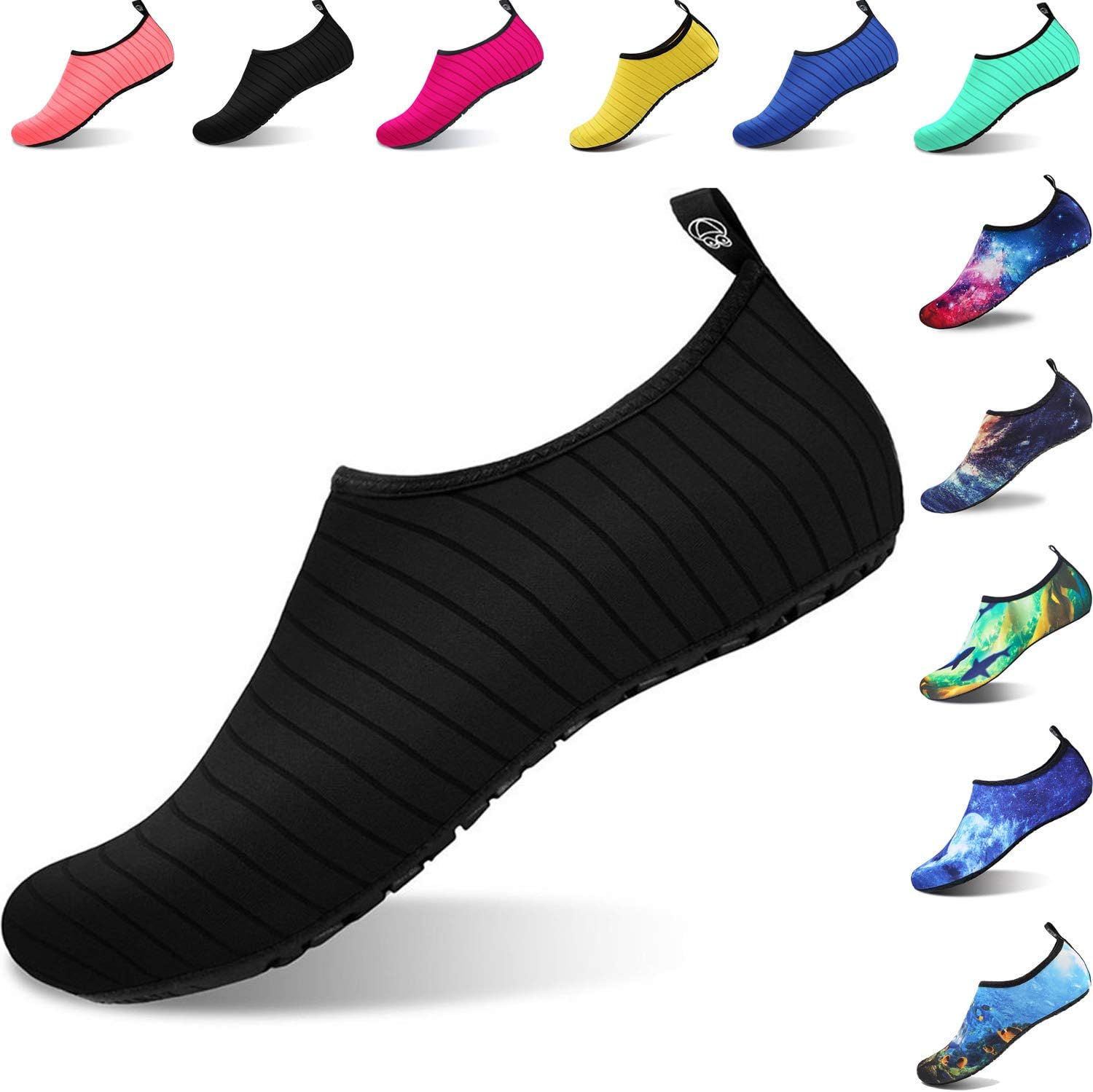 Water Shoes Kids Beach Shoes Aqua Shoes Mens Womens Beach Surf Diving Swim Baref...