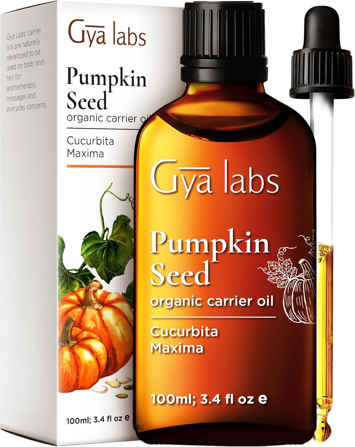 Gya Labs Organic Pumpkin Seed Oil for Hair Growth...
