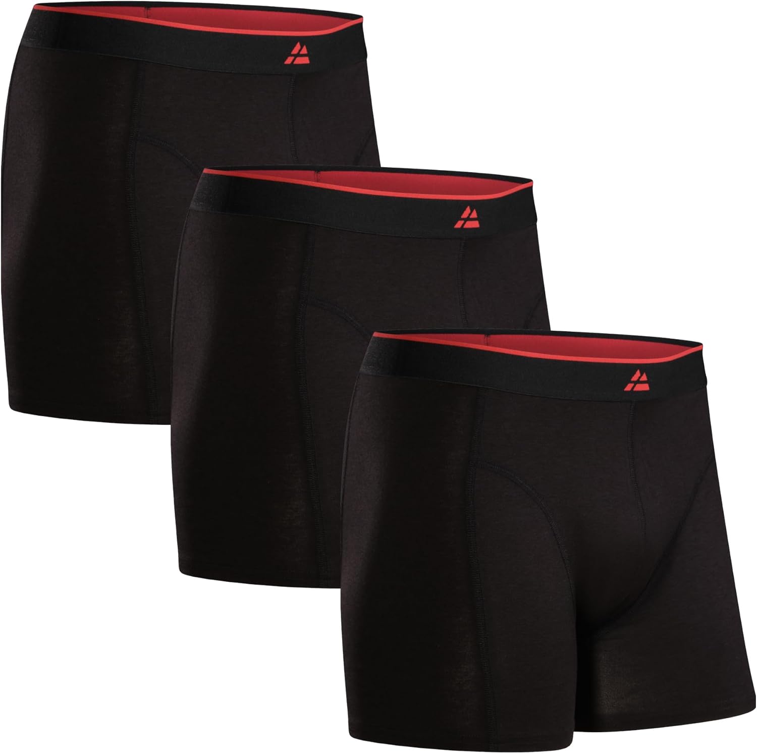 DANISH ENDURANCE Bamboo Boxer Shorts for Men, Breathable Underwear, Soft Antibac...