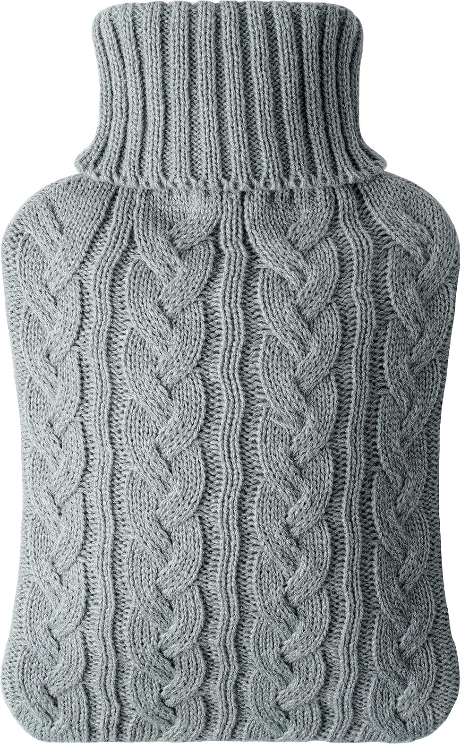Vicloon Hot Water Bottle with Knitted Cover, 2L Hot Water Bottle for Hot and Col...