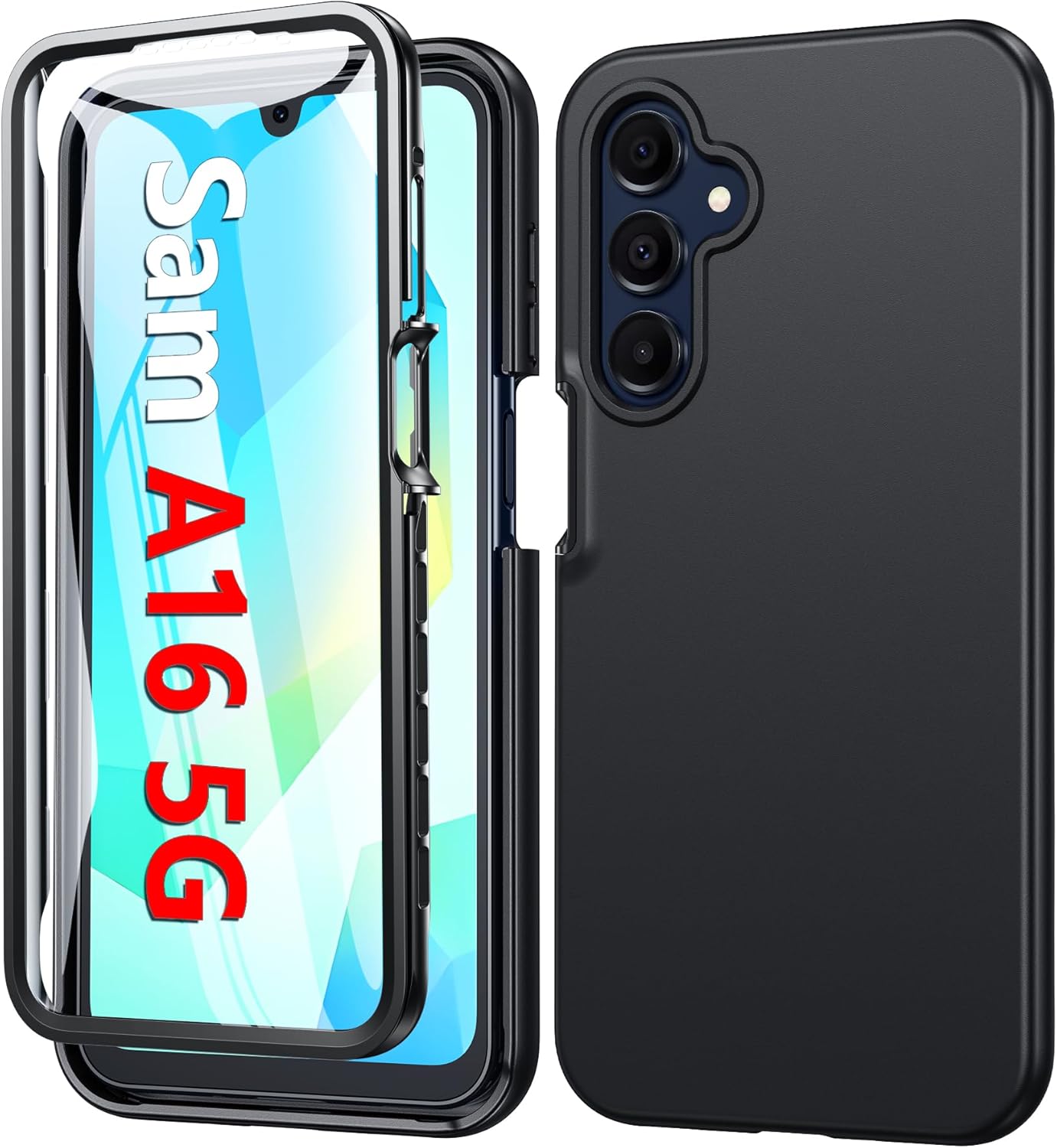 FNTCASE for Samsung Galaxy A16-5G Case: Phone Case with Built-in Screen Protecto...
