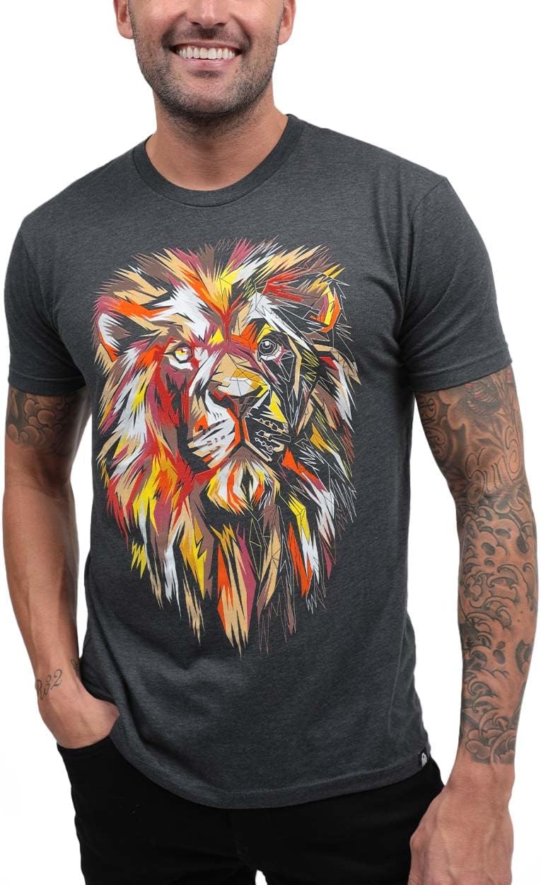 INTO THE AM Graphic Tees for Men S - 4XL Premium Short Sleeve Colorful T-Shirts...