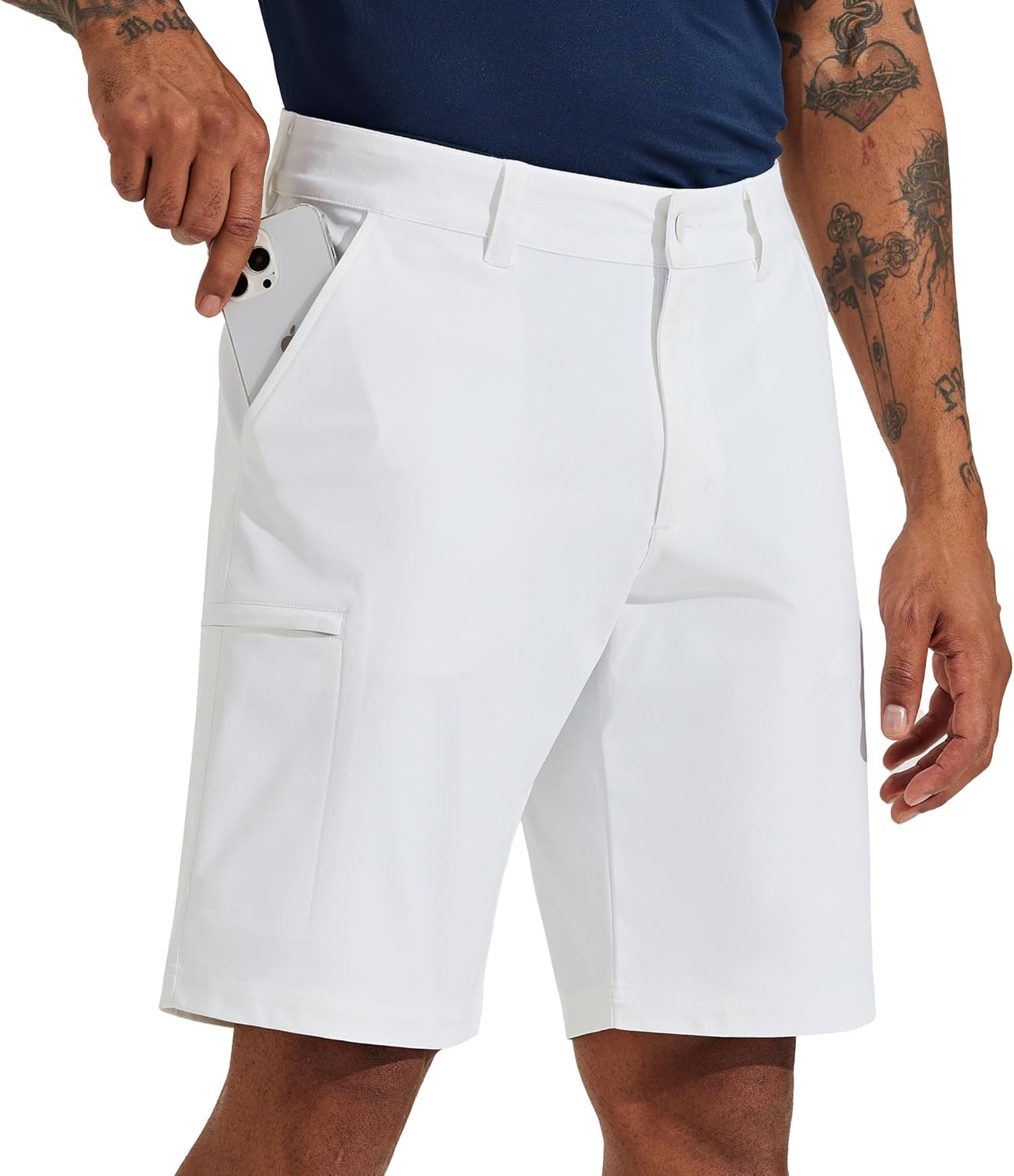 Willit Men's Golf Shorts Stretch Hiking Cargo Shorts Athletic Quick Dry Casual W...