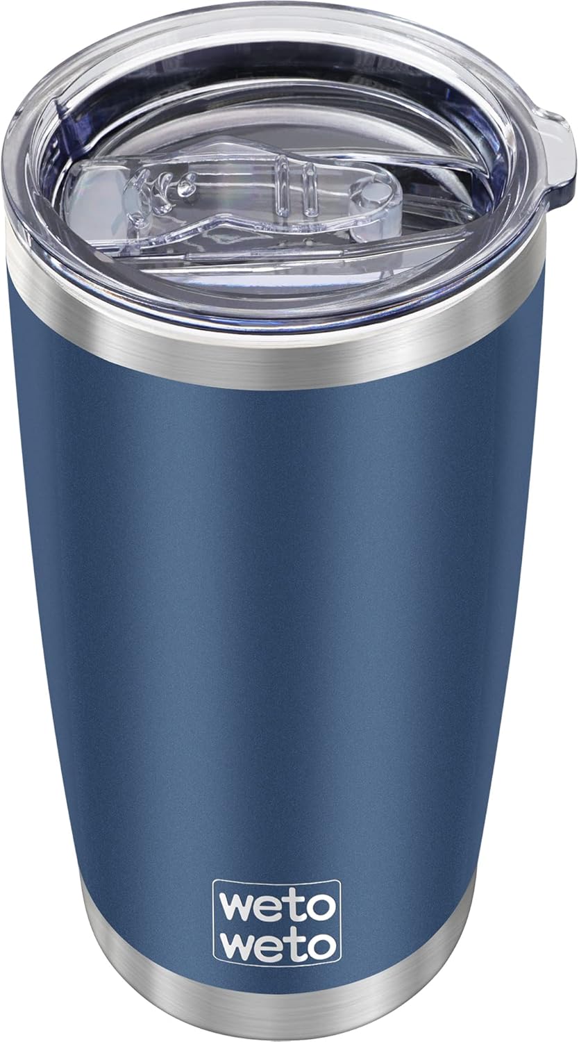 WETOWETO 20oz Tumbler, Stainless Steel Vacuum Insulated Coffee Travel Mug, Doubl...