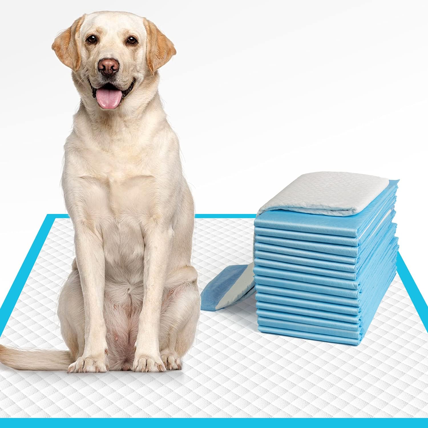 IMMCUTE Dog Pee Pads Extra Large 28"x34", X-Large Training Puppy Pee Pads Super...