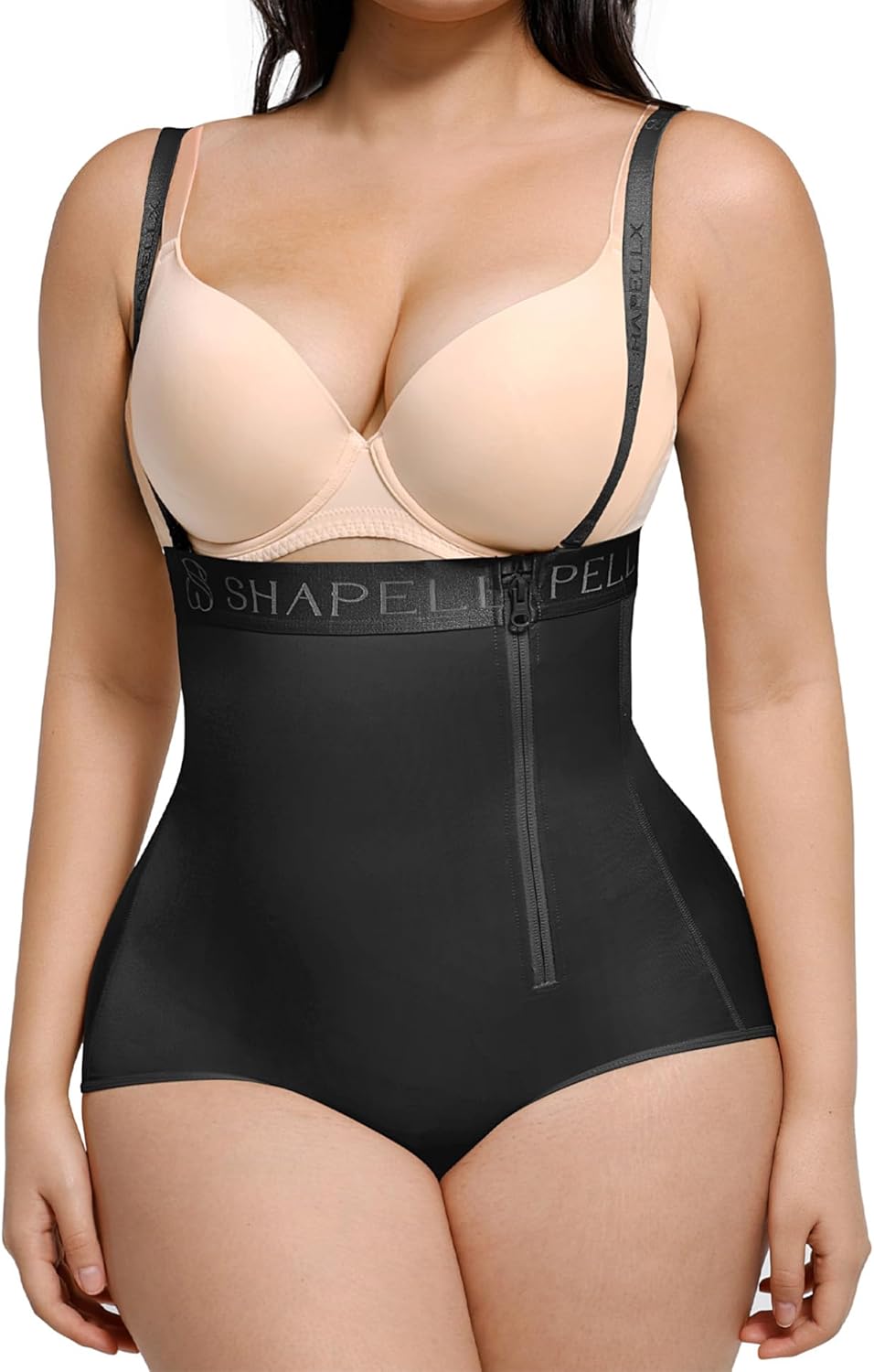 SHAPELLX Shapewear Tummy Control Panty for Women High Waist Body Shaper Waist Tr...