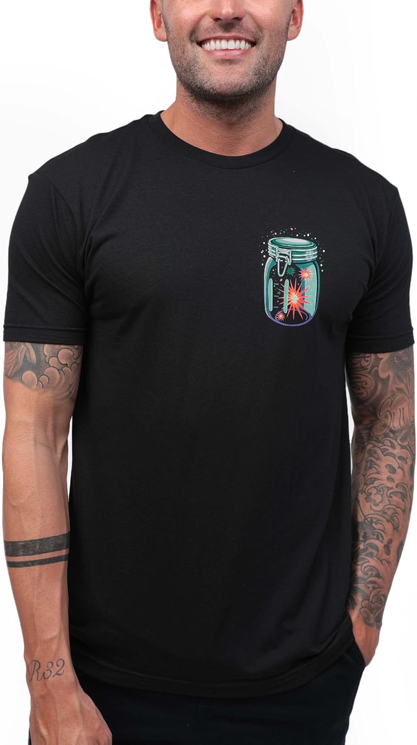 INTO THE AM Graphic Tees for Men S - 4XL Premium Short Sleeve Colorful T-Shirts...