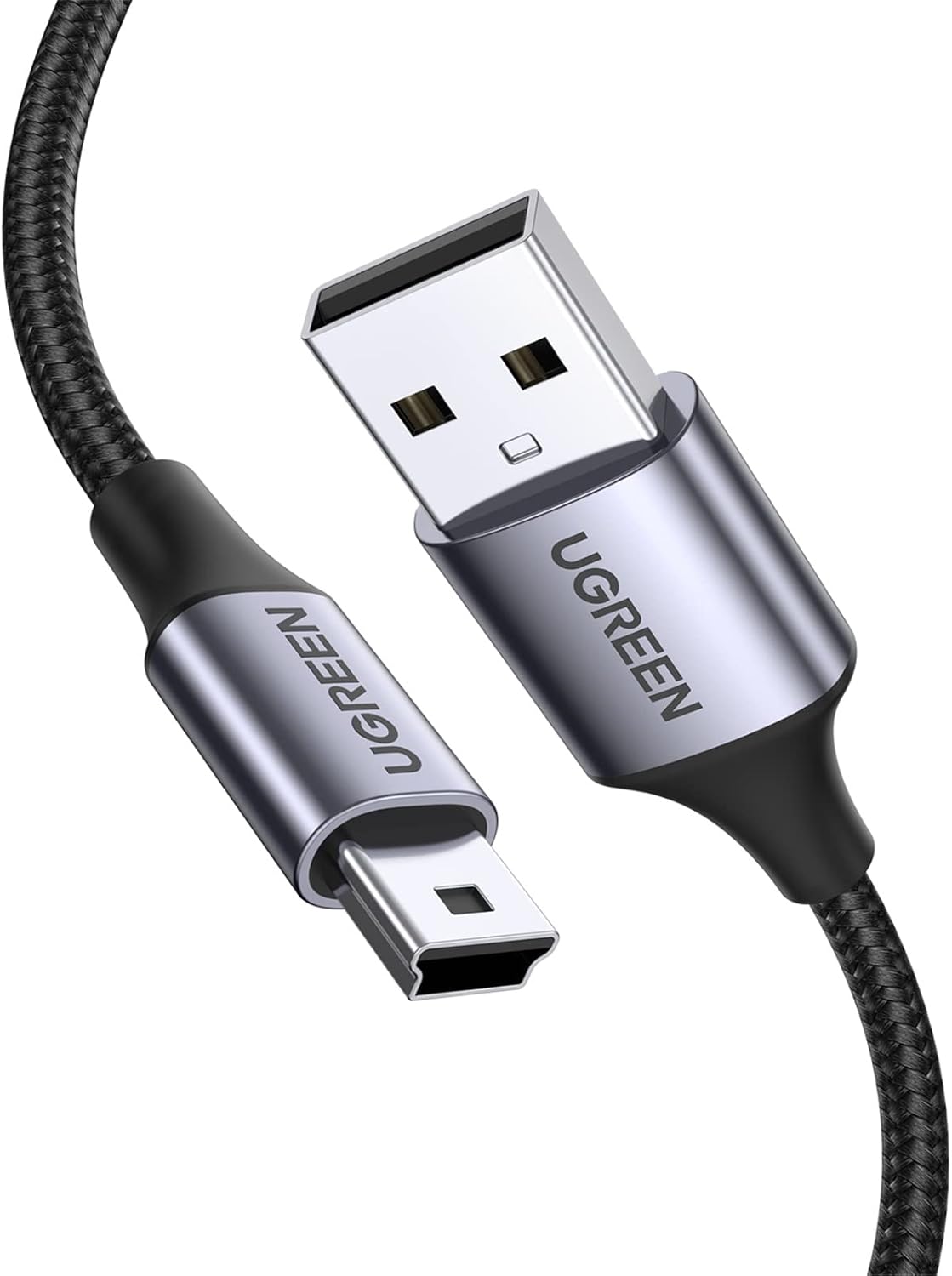 UGREEN Mini USB Cable Braided USB 2.0 to Mini B Cable Data Transfer & Charge Com...