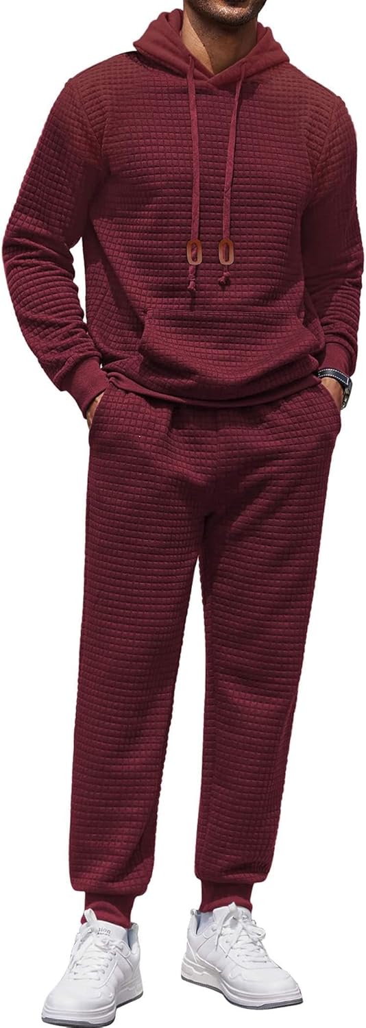 COOFANDY Men's Tracksuit 2 Piece Hoodie Sweatsuit Sets Casual Athletic Jogging S...