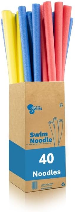 In The Swim Pool Noodles – Soft Large Foam Noodles for Extra Buoyancy - Floating...